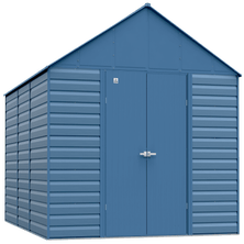 Arrow Select Steel Storage Shed, 14x12, Blue Grey