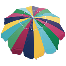 Rio Beach 7 ft.  20 panel umbrella with sand anchor