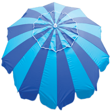 RIO Beach 7 ft. 20 Panel Umbrella with Integrated Sand Anchor