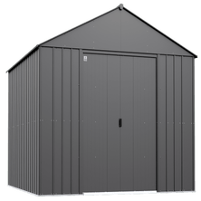 Arrow Classic Metal Shed, 14 x 14, Charcoal