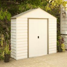 MILFORD VYNIL AND STEEL BIKE STORAGE SHED 10X2