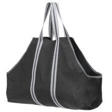 Firewood Bag Large 35 x 21 in. Black and Gray