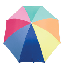 RIO Beach 6 ft. Multi-Color Sun Screening Beach Umbrella - Pack of 12