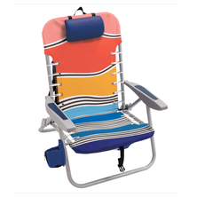 Rio Beach Lace up Backpack chair Multi-striped