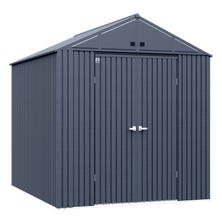 Arrow Elite Steel Storage Shed, 10x12, Anthracite