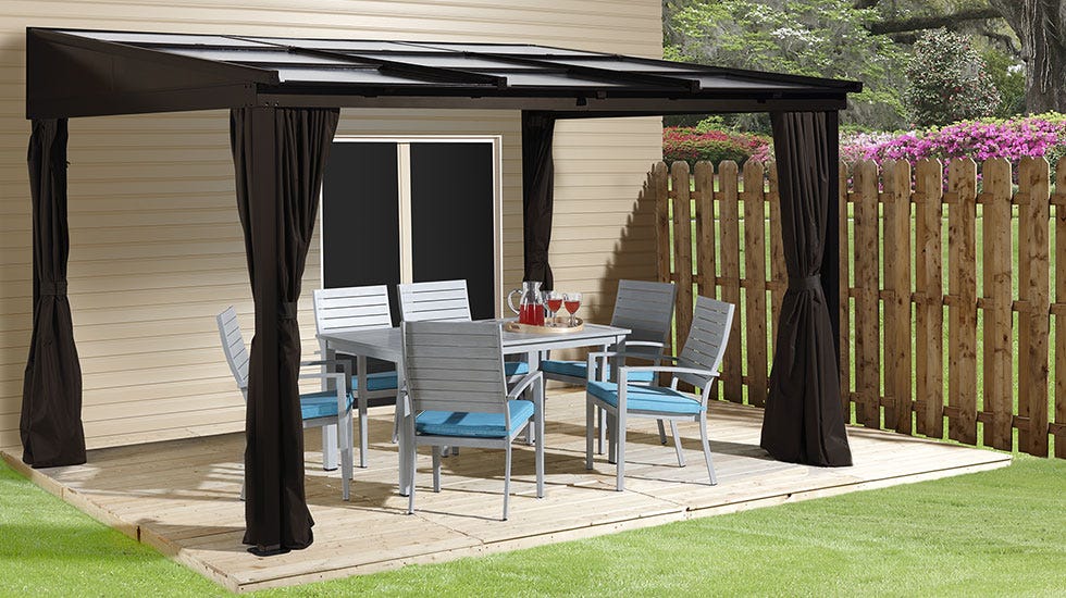 Extending Your Outdoor Space With a Wall-Mounted Gazebo