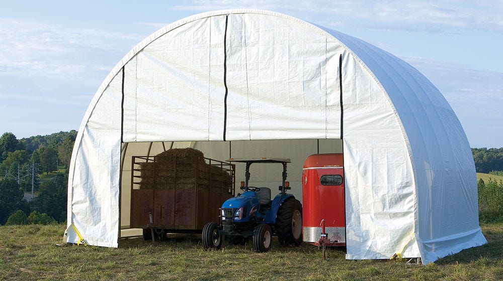 Garage Cover: ShelterLogic Replacement Cover for Portable Garage