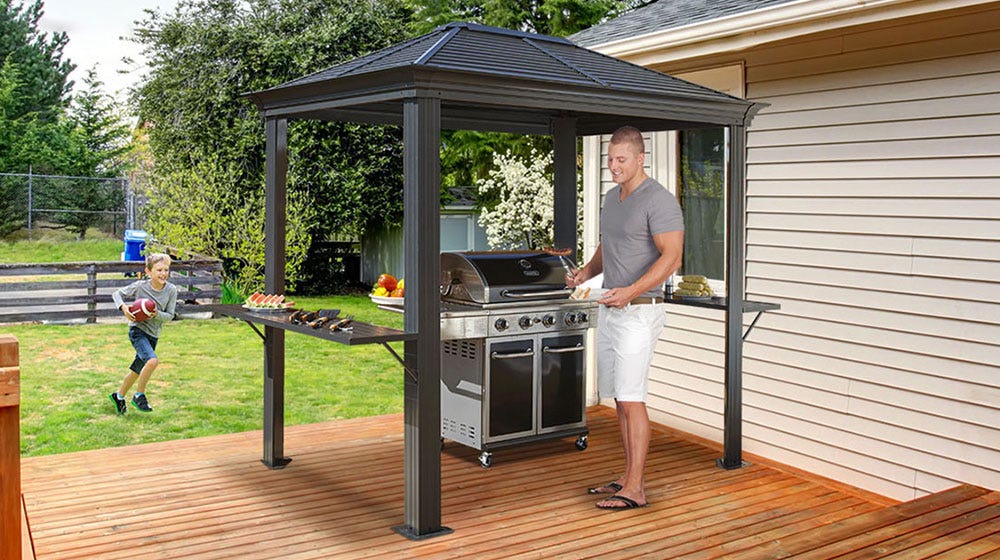 Sojag Abri soleil BBQ Maui, 6 pi x 8 pi