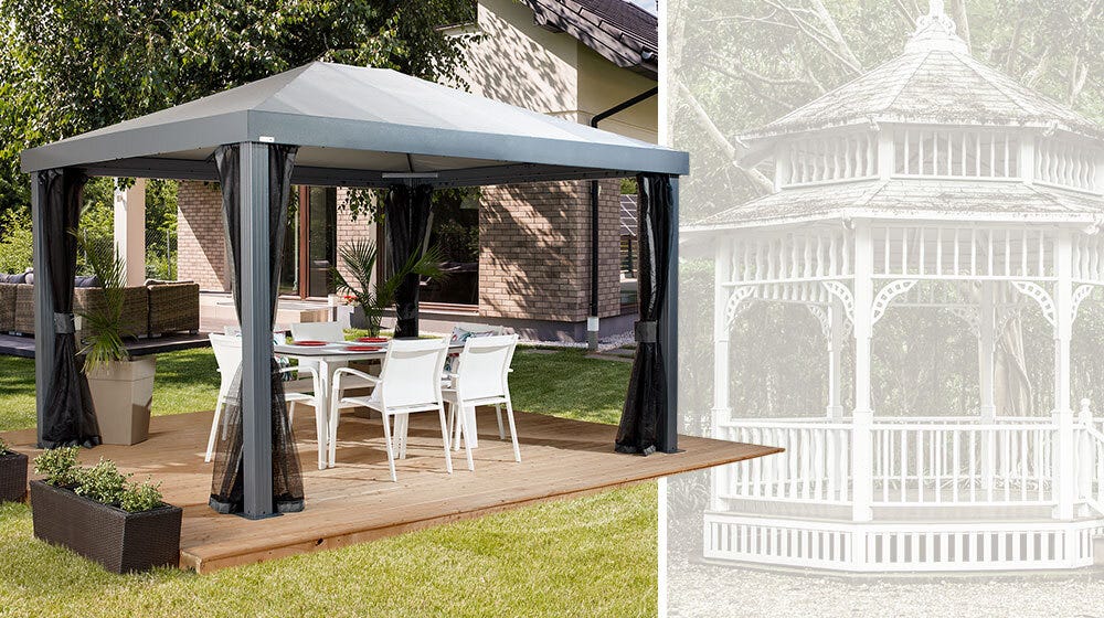 Should You Choose an Outdoor Metal Gazebo or a Wood Gazebo for Your Backyard?