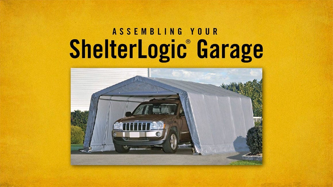 How to Assemble a ShelterLogic® Garage-in-a-Box® (Plastic ShelterLock® Model)