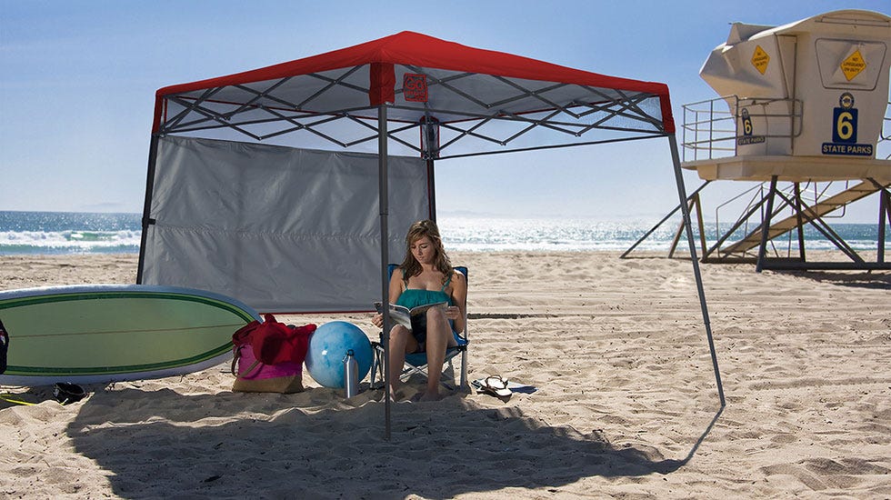 beach essentials QuikShade pop-up conopies