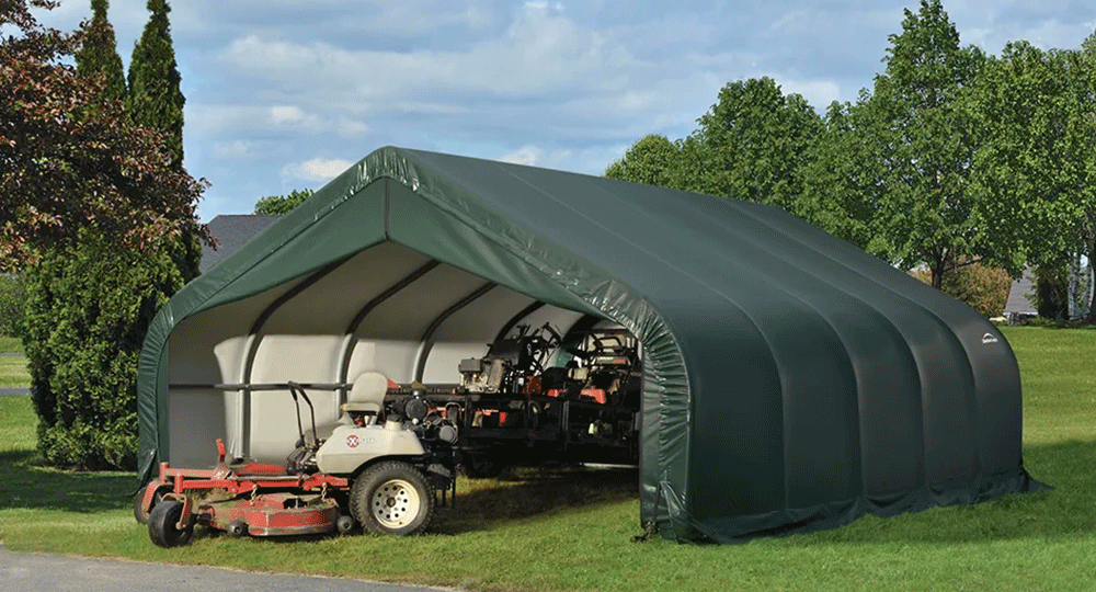 portable garage for landscaping