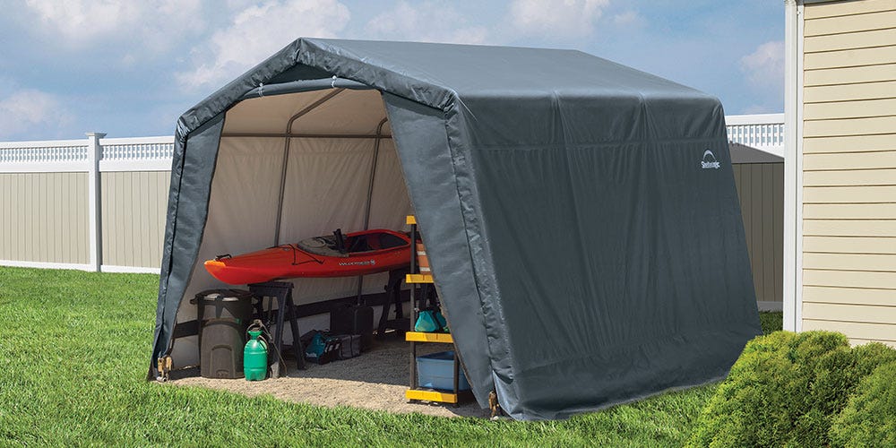 Kayak storage shed