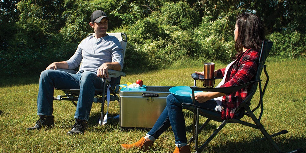 Bring a portable chair on a day hike