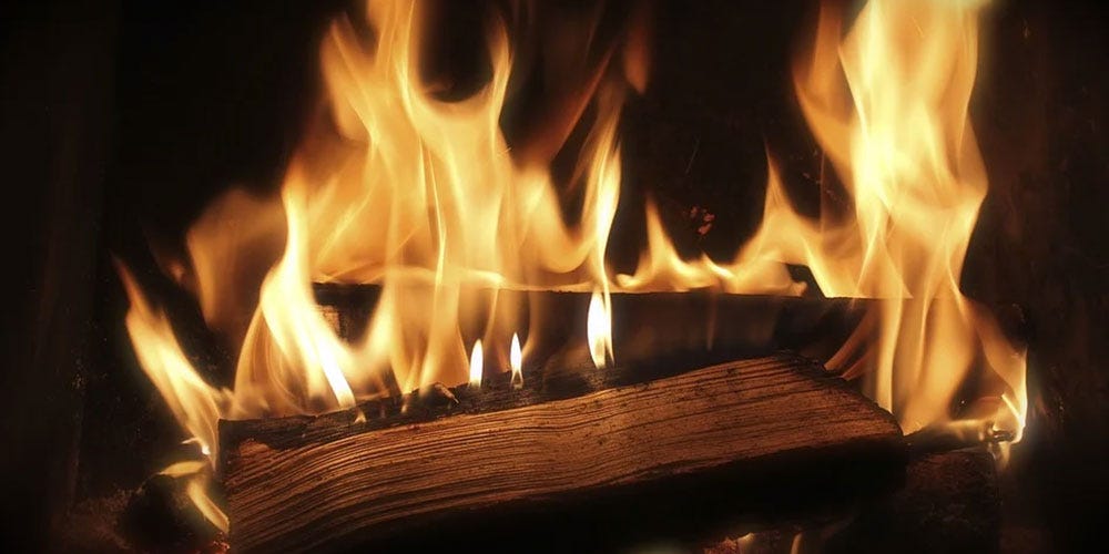 Properly Stored, Seasoned Firewood Burns Hotter and Longer