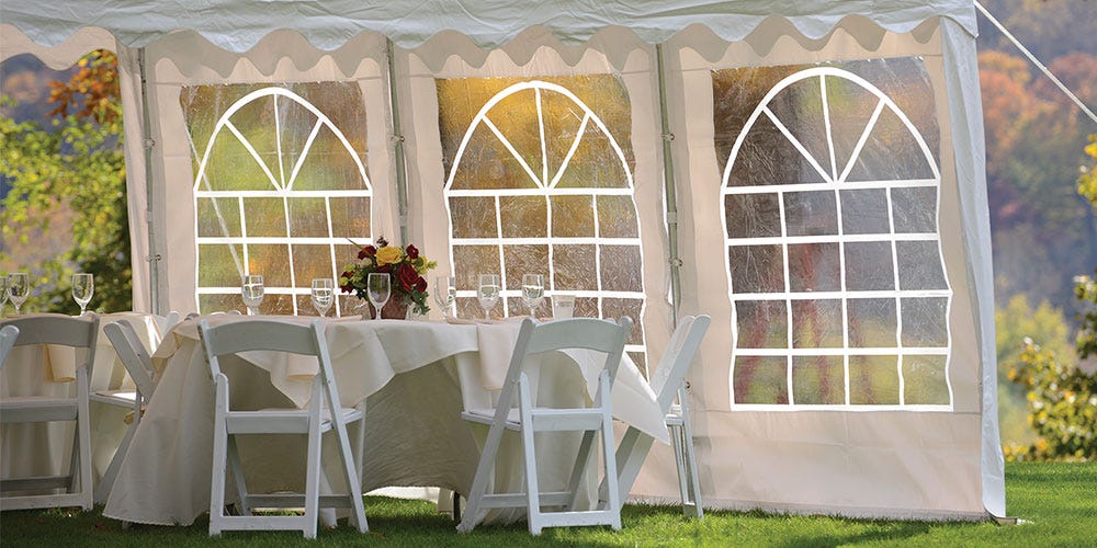 Buying a party tent for an outdoor event
