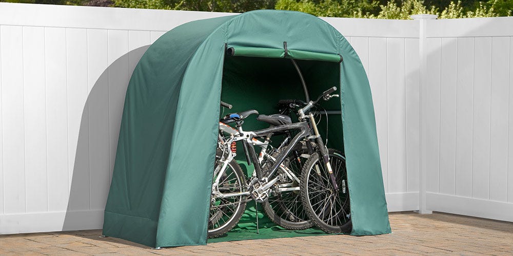 Fabric Bike Storage Shed