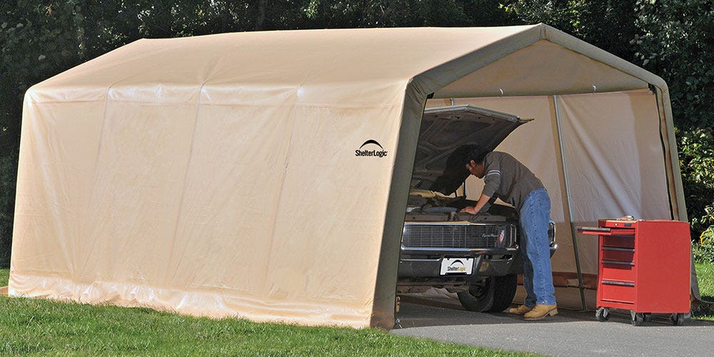 ShelterLogic AutoShelter for long-term car storage