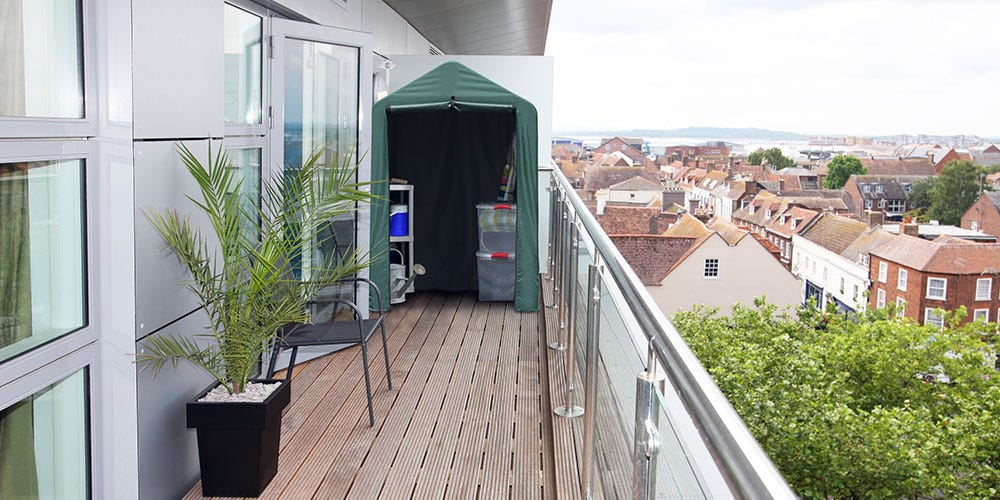 Garden Shed on Balcony