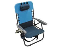 RIO Lace-up blue chair