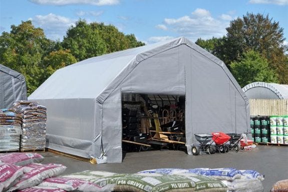 ShelterTech parking lot storage