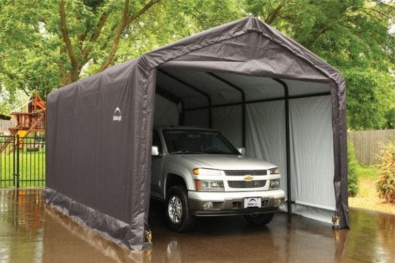 Sheltertube fabric storage building