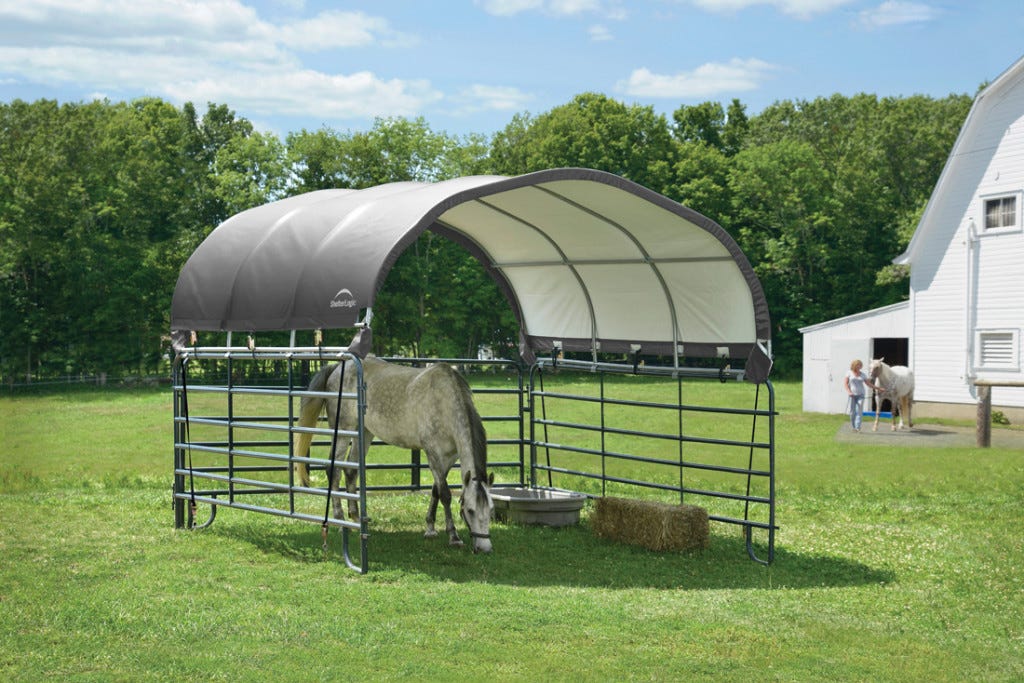 Corral shelter livestock shade