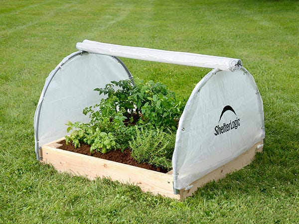 early growing raised bed greenhouse